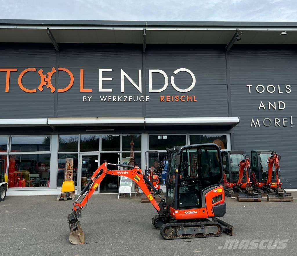 Kubota KX 018-4 Minigravere <7t