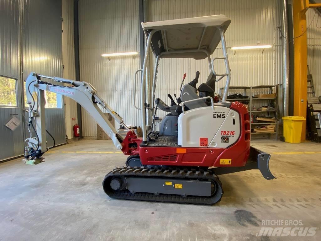Takeuchi TB 216 A Minigravere <7t