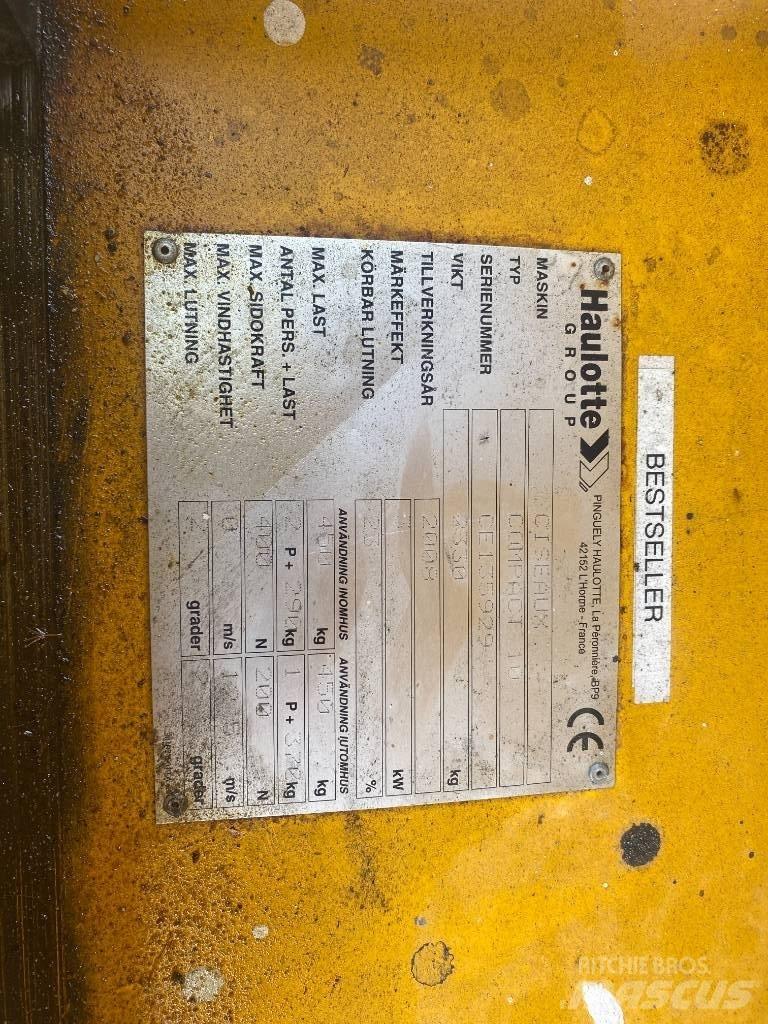 Haulotte Compact 10 Sakselifter