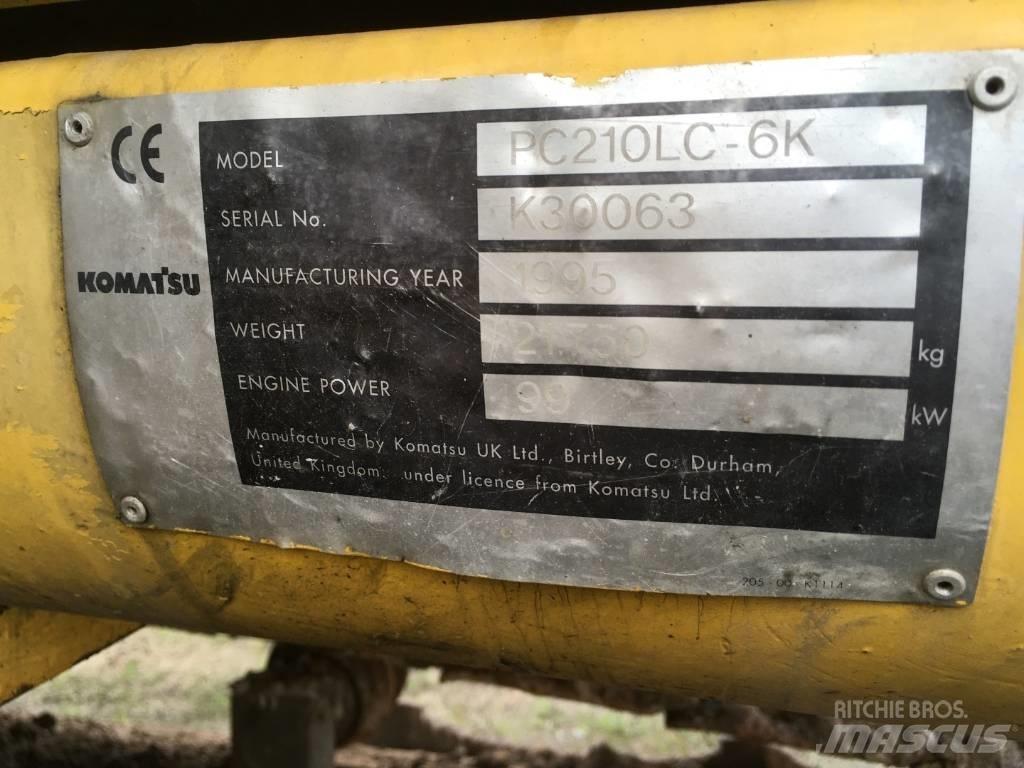 Komatsu PC210LC-6K Beltegraver