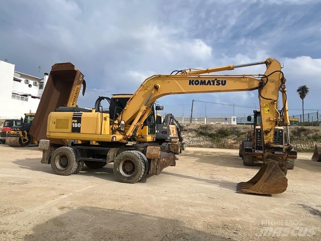 Komatsu PW 180 Hjulgravere