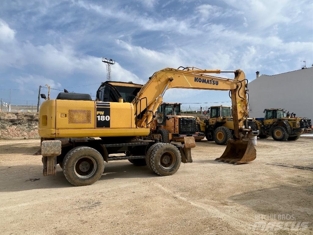 Komatsu PW 180 Hjulgravere