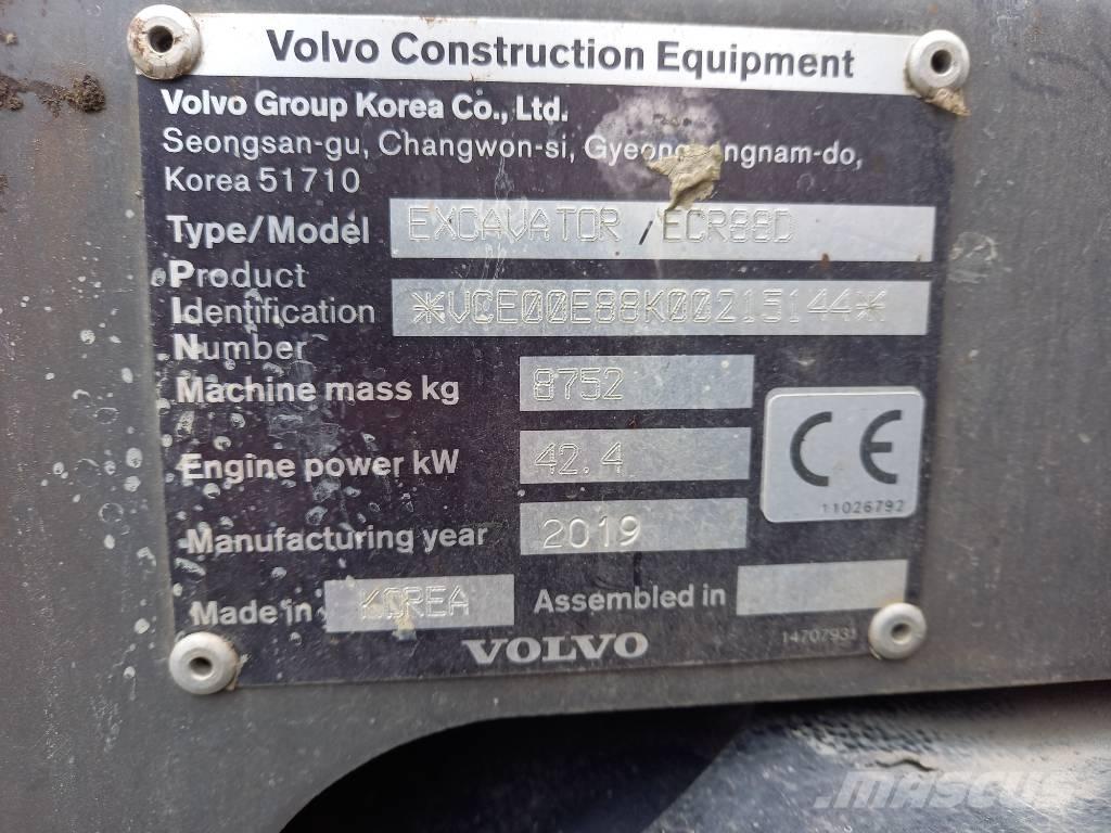 Volvo ECR 88 D Midigravere 7 - 12t