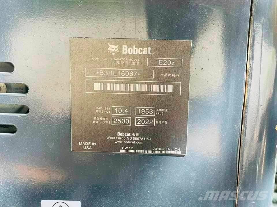 Bobcat E20z Minigravere <7t