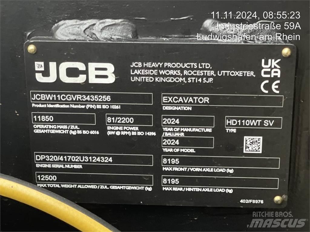 JCB HydraDig 110W Hjulgravere