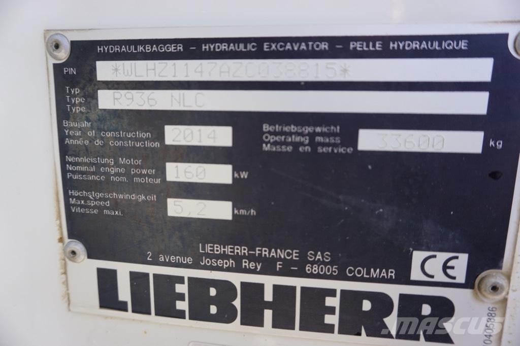Liebherr R 936 N LC Beltegraver