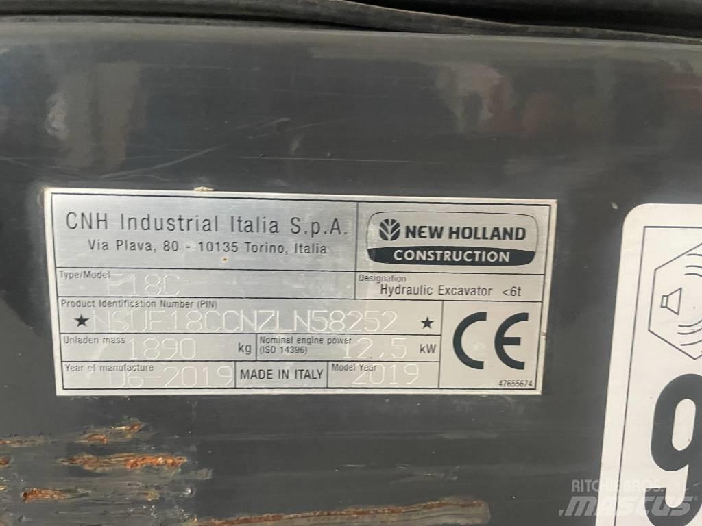 New Holland E 18 C Minigravere <7t