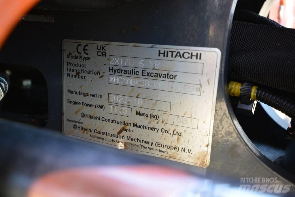 Hitachi ZX 17 U-6 Minigravere <7t