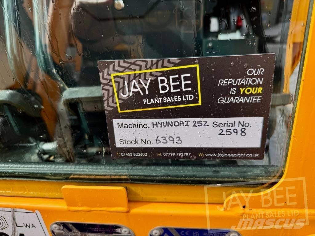 Hyundai R25Z-9 AK Minigravere <7t