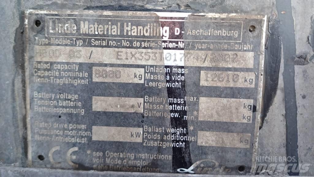Linde H80D-03 Diesel Trucker