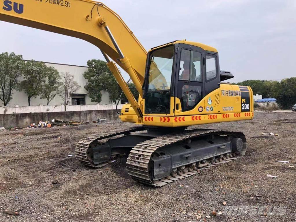 Komatsu pc200-7 Beltegraver