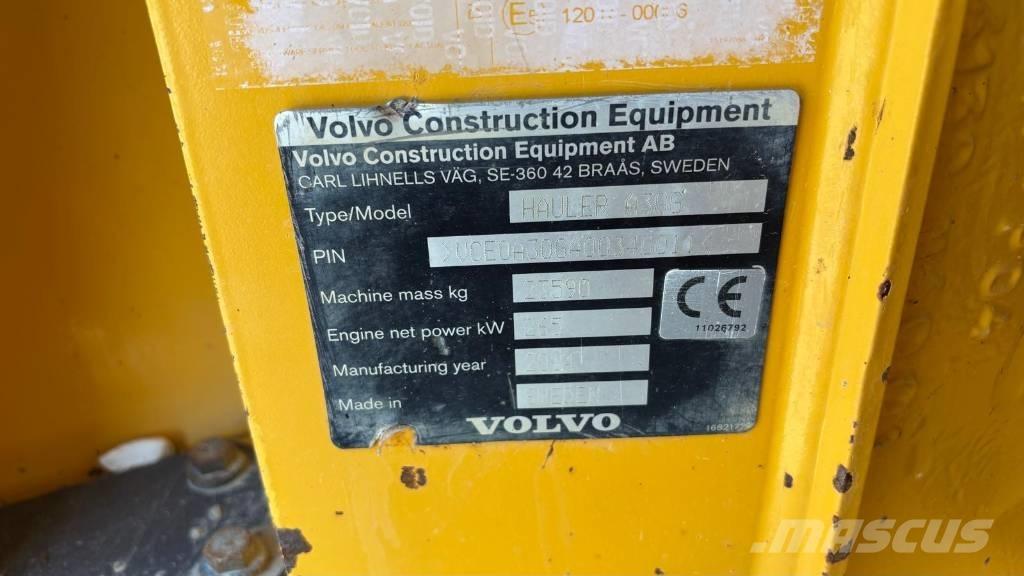 Volvo A 30 G Rammestyrte Dumpere