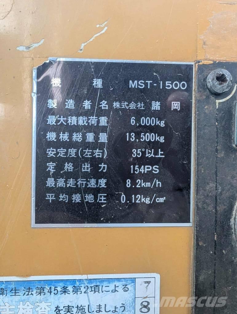 Morooka MST 1500 Beltedumpere