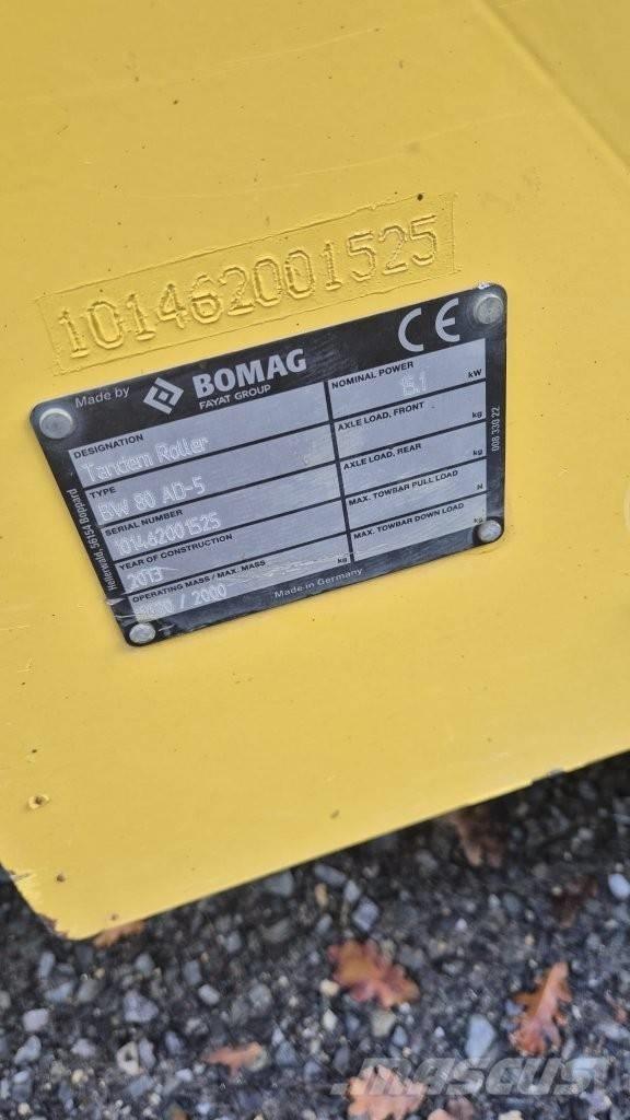 Bomag BW 80 AD-5 Tandem Valser