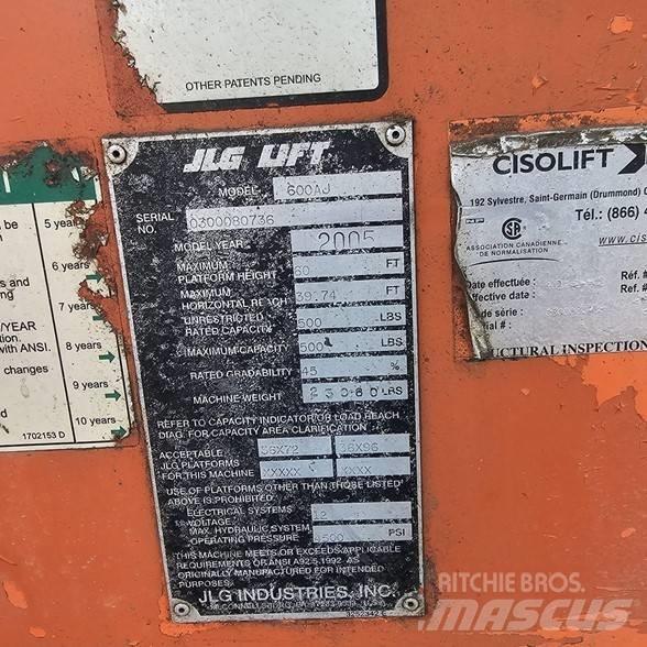 JLG 600AJ Leddede bomlifter