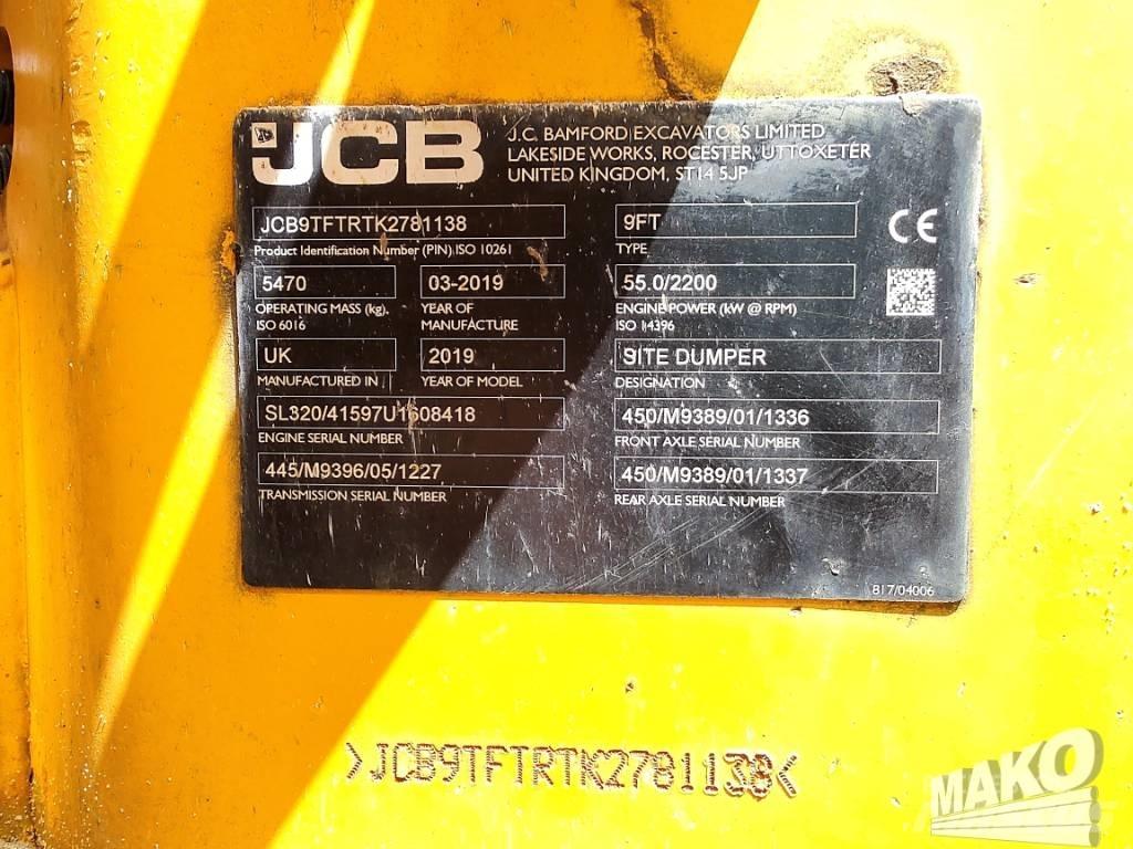 JCB 9TFT Mini dumpere