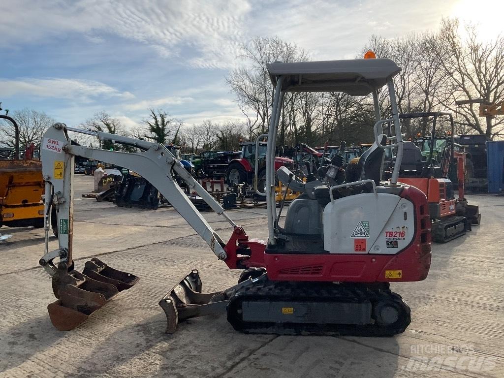 Takeuchi TB 216 Minigravere <7t