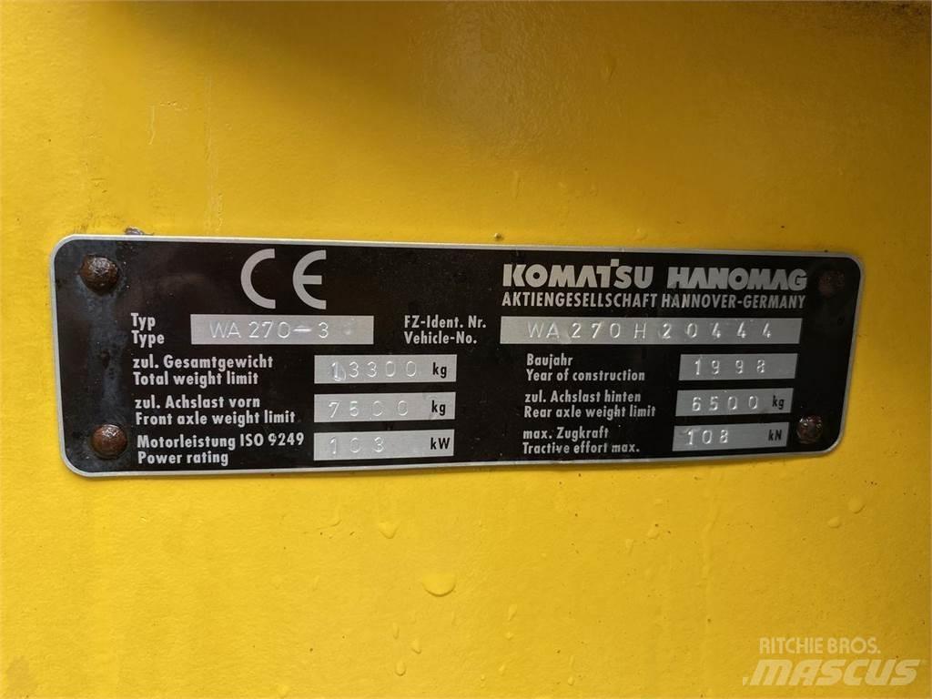 Komatsu WA270-3 Hjullastere