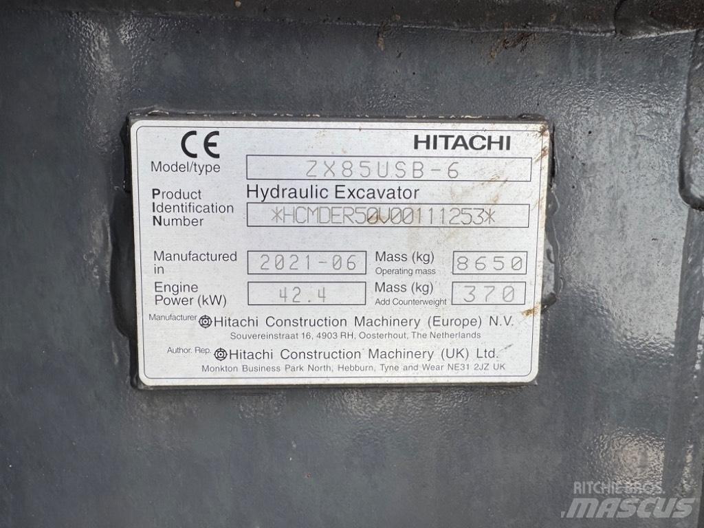 Hitachi ZX 85 US-6 Midigravere 7 - 12t