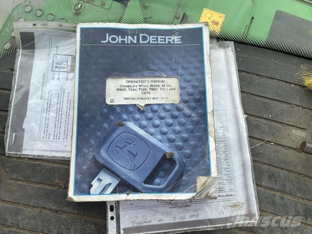 John Deere T 550 Skurtreskere