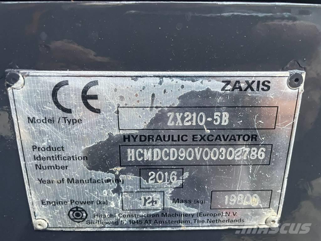 Hitachi ZX 210 LC-5B Beltegraver