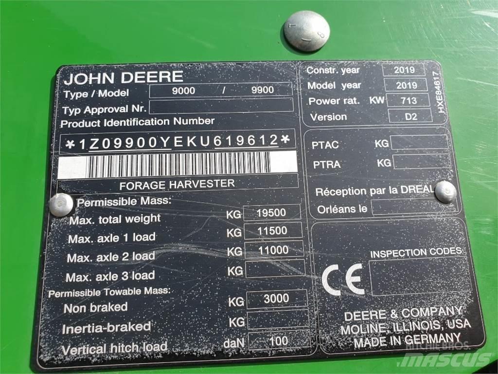 John Deere 9900 Fôrhøstere
