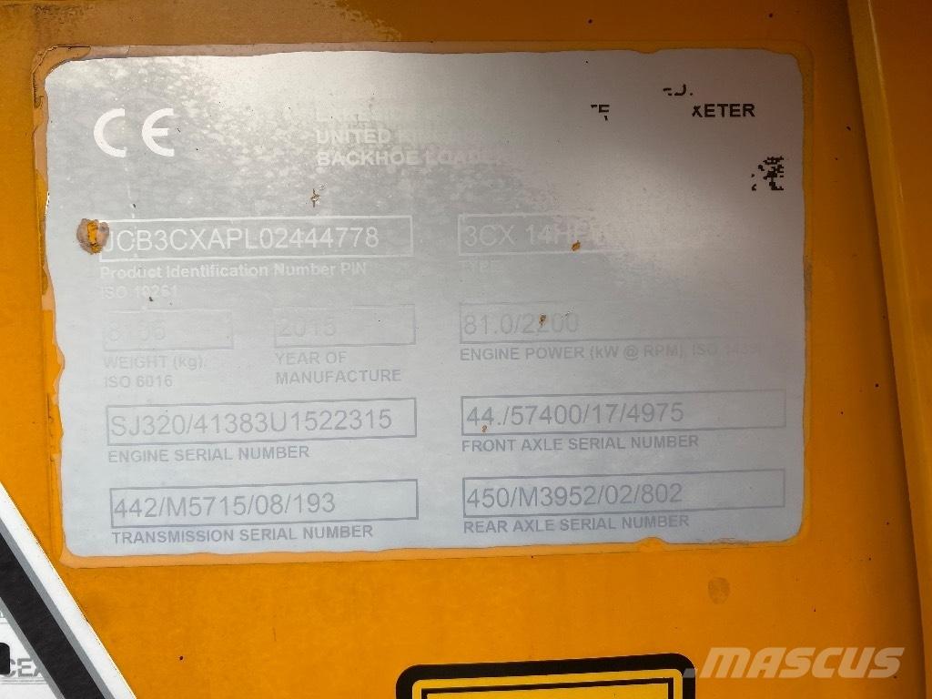 JCB 3 CX Contractor Traktorgravere