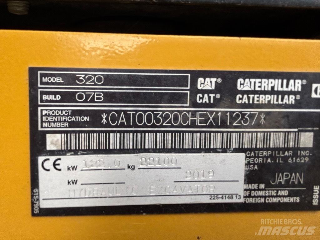 CAT 320 Beltegraver