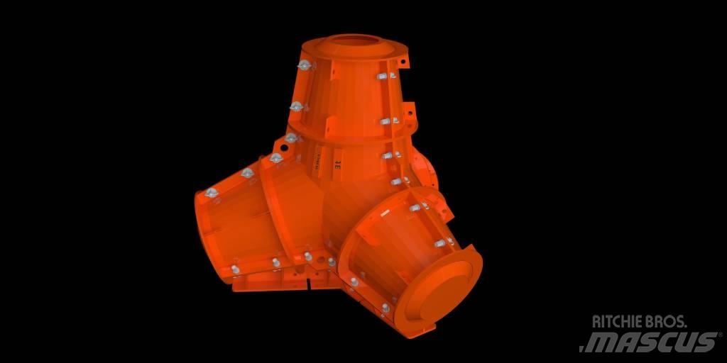  3A Block Tetrapod Betong utleggere