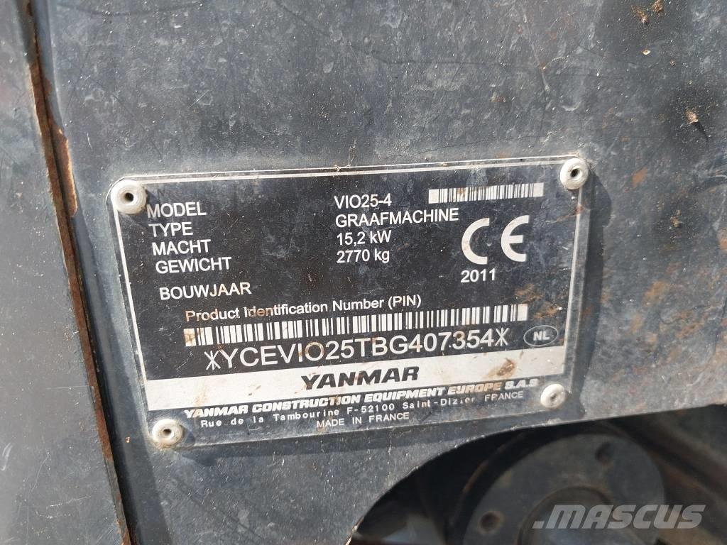 Yanmar Vio 25-4 Minigravere <7t