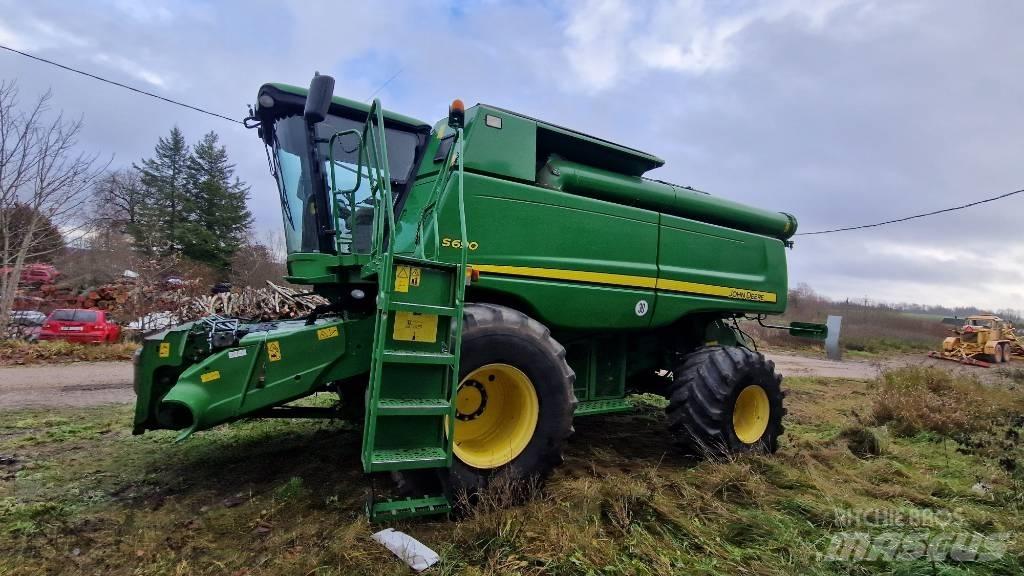 John Deere S 690 Skurtreskere