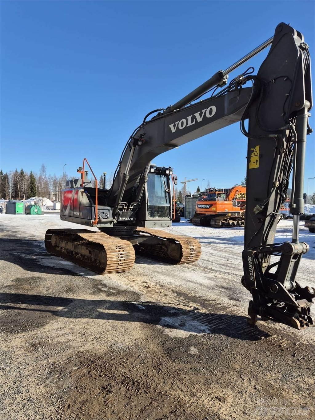 Volvo EC220EL Beltegraver