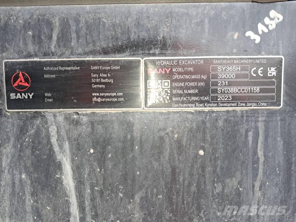 Sany SY 365 H Beltegraver