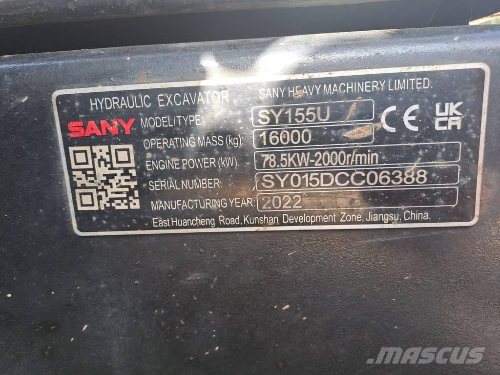 Sany SY 155 U Beltegraver
