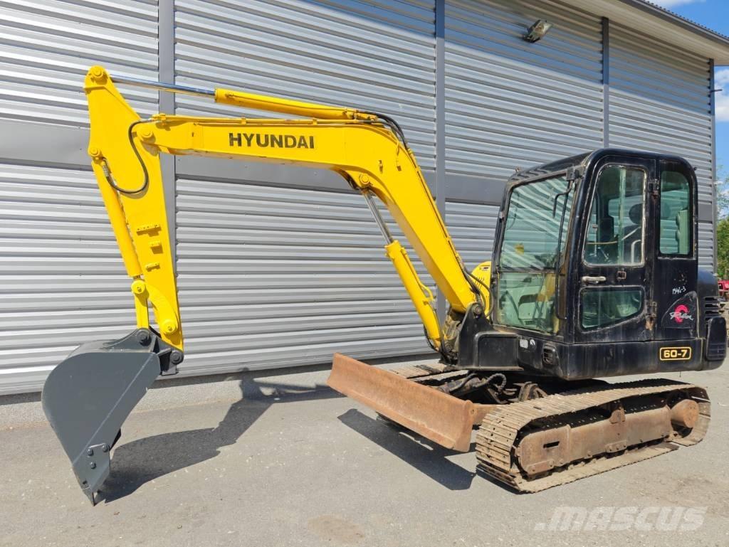 Hyundai R 60-7 Minigravere <7t