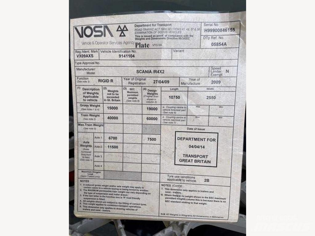 Scania R 340 Planbiler