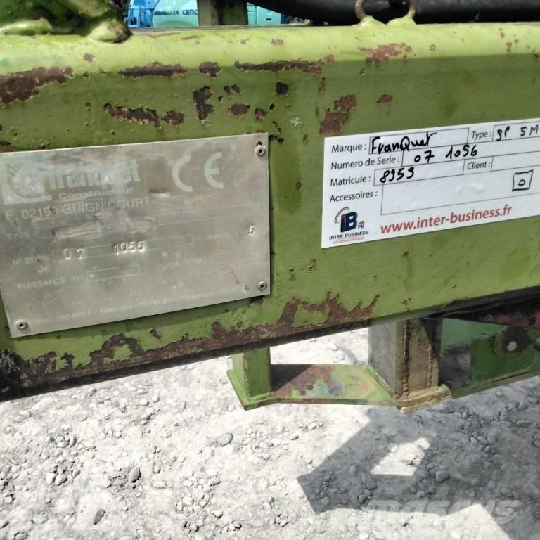 Franquet SP Andre Jordforbedrings maskiner og ekstrautstyr