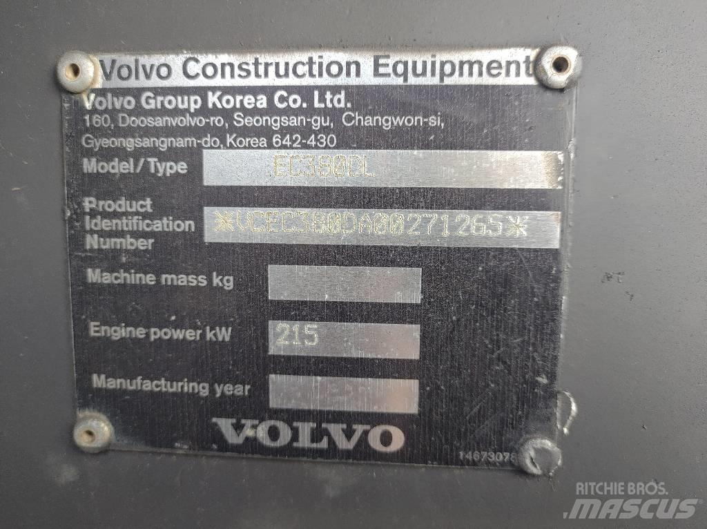 Volvo EC380DL Beltegraver