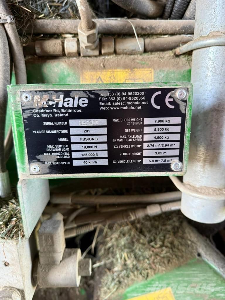 McHale Fusion 3 Plus Rundballepresser