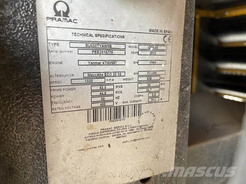 Pramac GSW 45 Diesel Generatorer