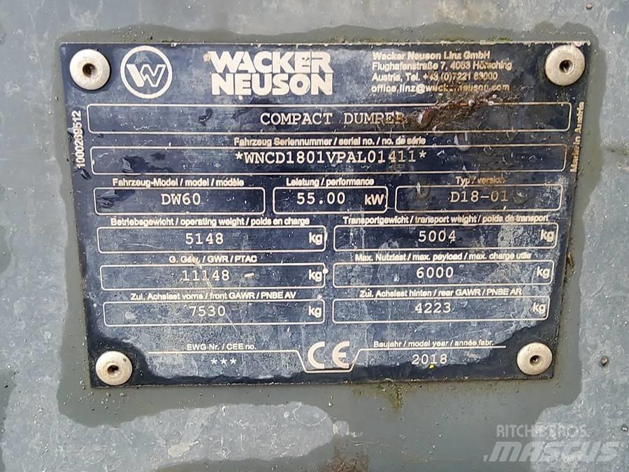 Wacker Neuson DW 60 Mini dumpere