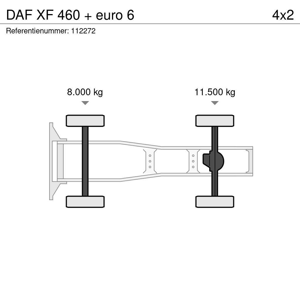 DAF XF 460 + euro 6 Trekkvogner