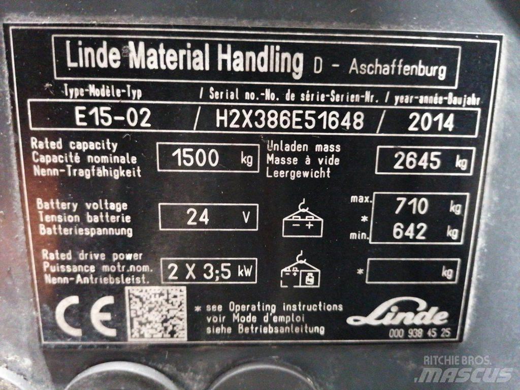 Linde E15-02 Elektriske trucker