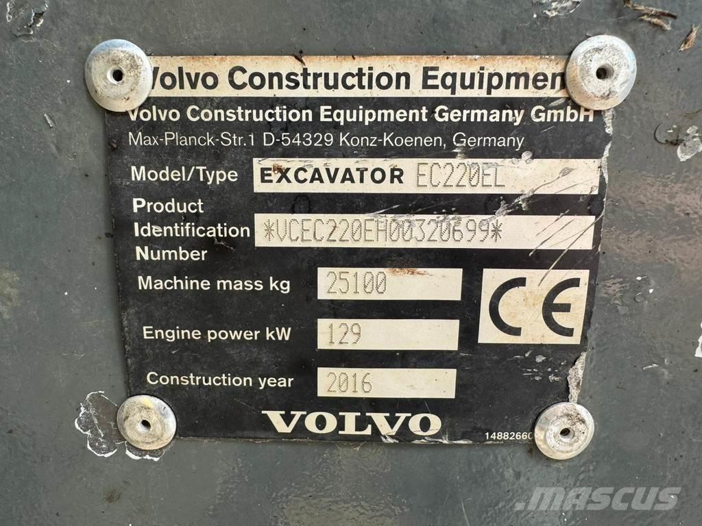 Volvo EC220EL Beltegraver
