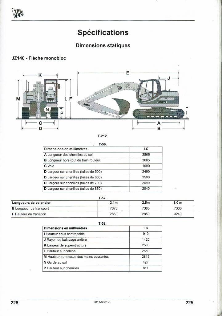 JCB JZ 140 D Beltegraver