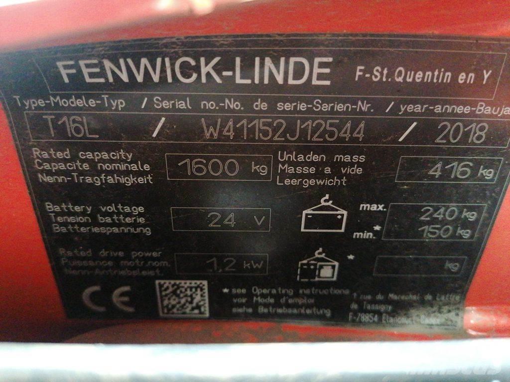 Linde T16L Lavtløftende truck