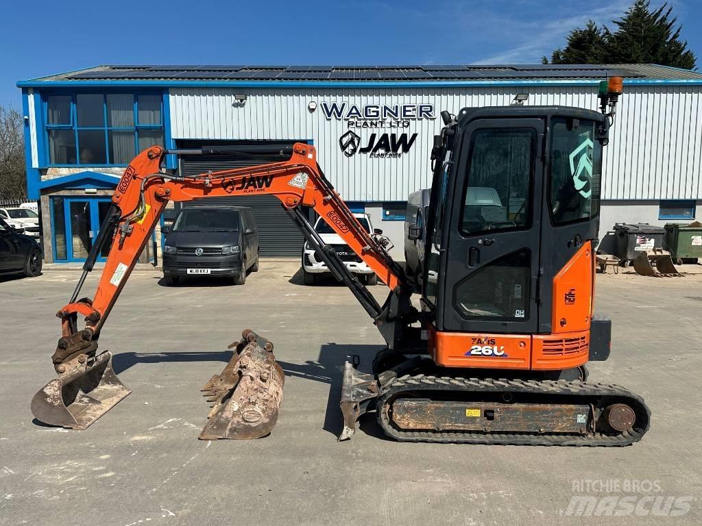 Hitachi ZX 26 U-6 Minigravere <7t