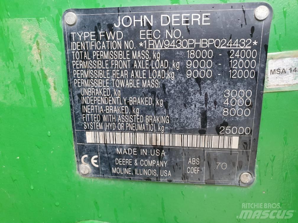 John Deere 9430 Traktorer