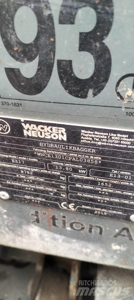 Wacker Neuson EZ 17 Minigravere <7t