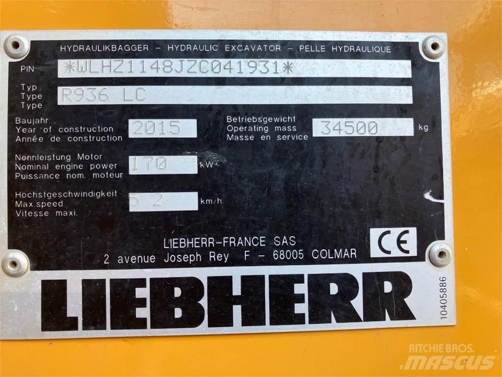Liebherr R936 Beltegraver